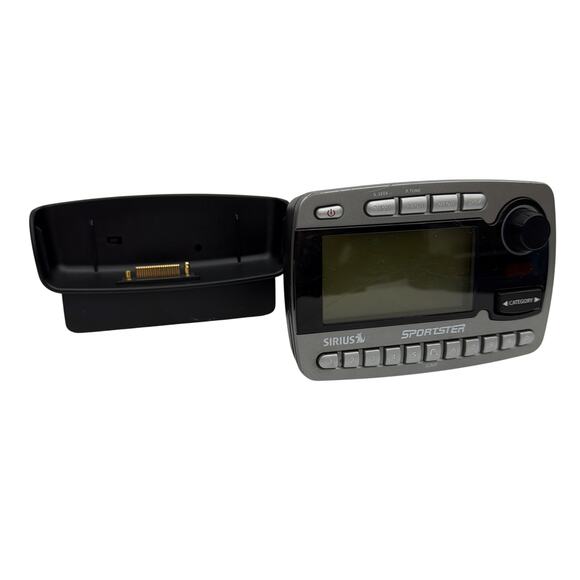 Sirius Sportster SP-R1 Satellite Radio Receiver w/ SP-C1 Vehicle Dock Tested - Picture 1 of 5